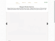 Tablet Screenshot of margaretbondyinteriors.com